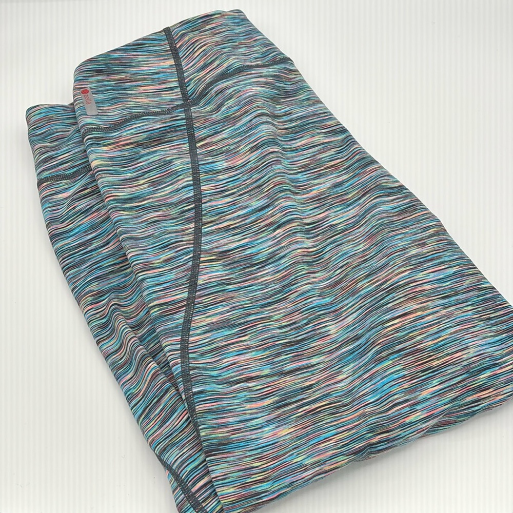 Women's ZELLA Multicolor Space Dye Leggings Capri Mesh Size XL - HOT!
